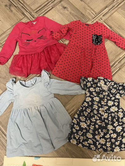 Вещи пакетом на девочку 98