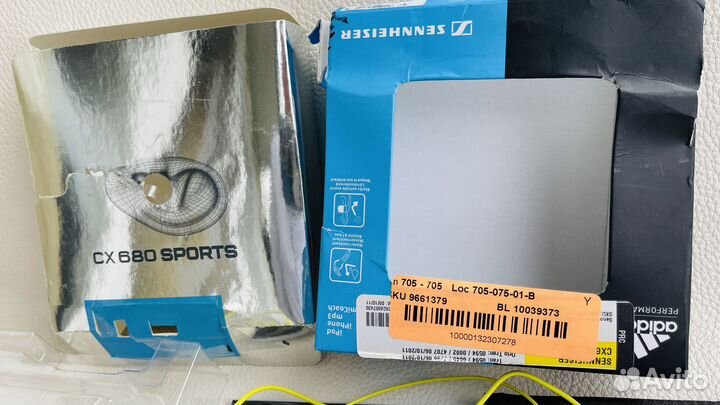 Новые Наушники Sennheiser CX 680 Полный комлект