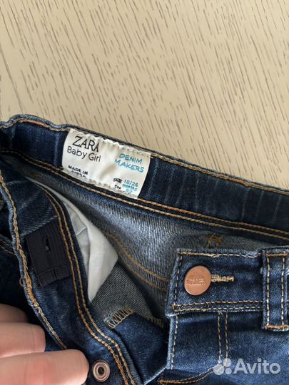 Джинсы zara baby girl 18/24 92