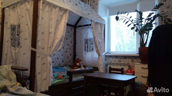 Детская мебель деревянная кровать домик стол стул