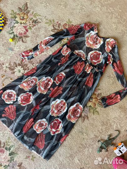 Прозрачное платье сетка