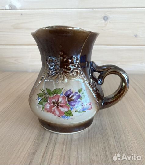 Кувшинчик керамический для молока или напитков