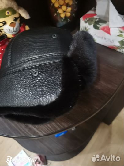 Мужская зимняя шапка из норки