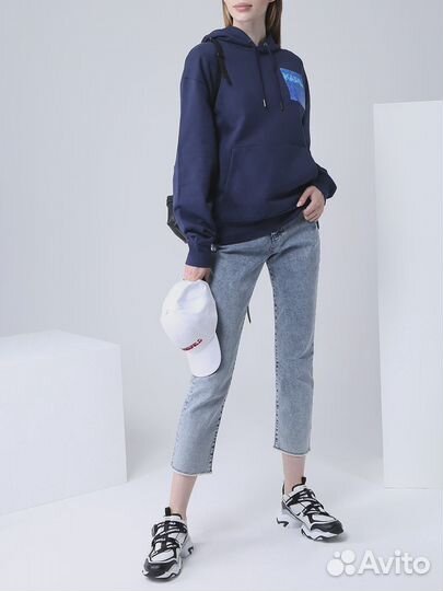 Худи хлопковое с логотипом Karl Lagerfeld