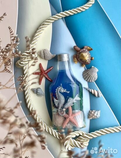 Мыло ручной работы авторское «Море внутри