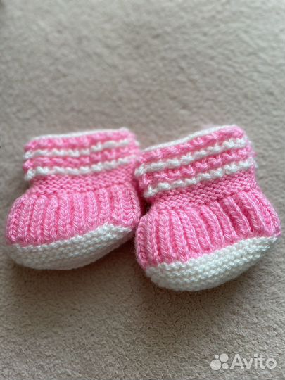 Пинетки детские вязаные новые