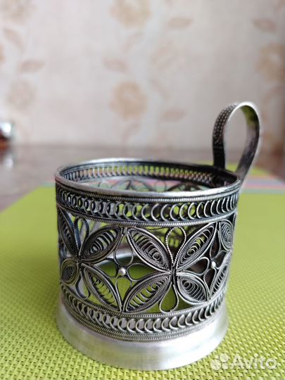 Подстаканник мельхиор СССР