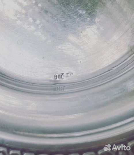 Кофейная пара Capodimonte серебро