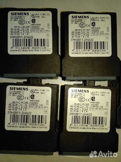 Модуль блок-контактов Siemens 3RH2911-2HA22