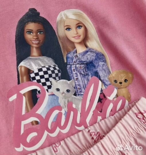 Новый «H&M» Barbie Пижама для девочки Комплект