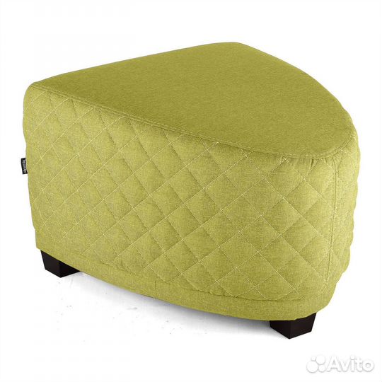 Пуф Tokio, рогожка зелёный