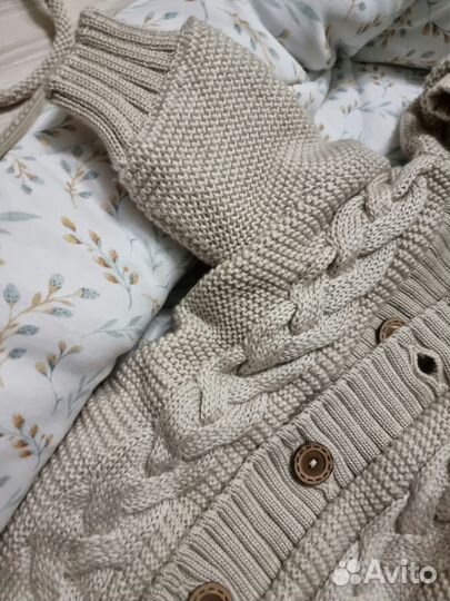 Вязаный комплект на выписку Мамины записки