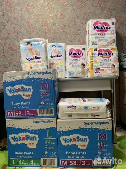 Подгузники-Трусики YokoSun и Merries