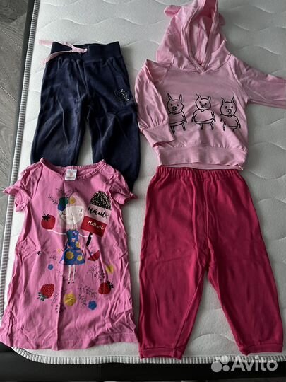 Вещи пакетом на девочку 80