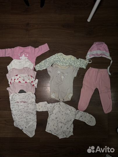 Детские вещи пактом 56 размер