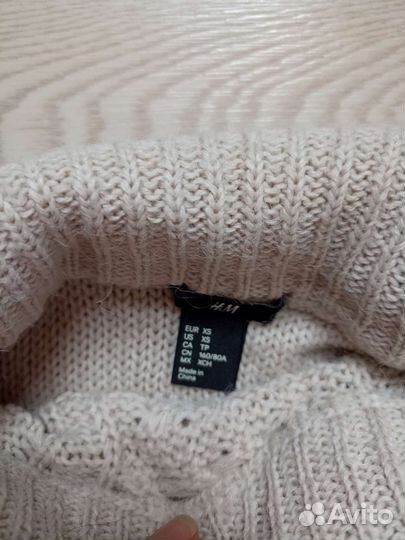 Платье свитер hm