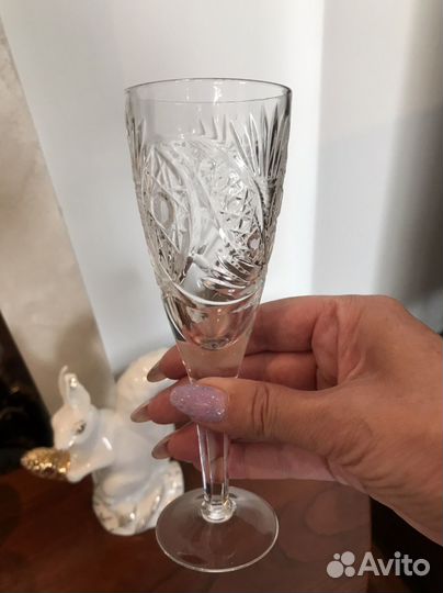 Хрустальные фужеры СССР