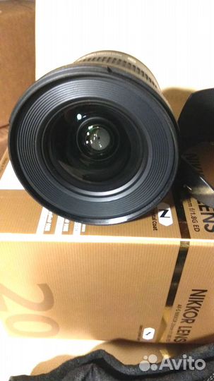 Объектив AF-S nikkor 20MM F/1.8G ED