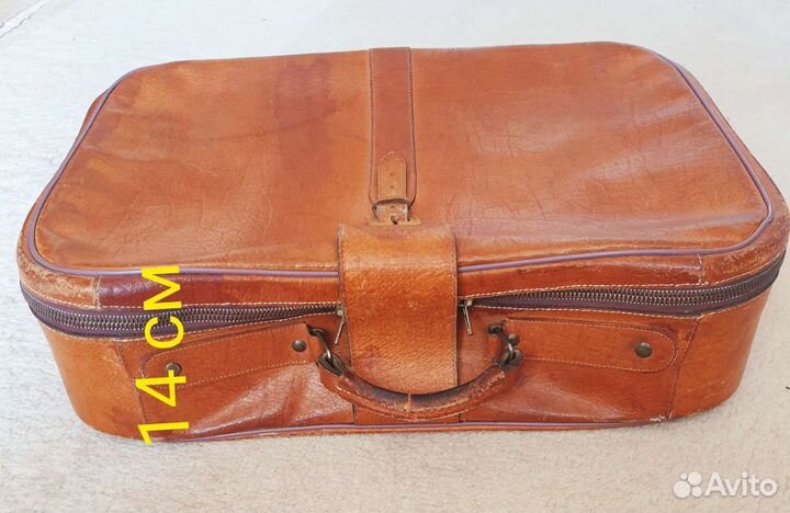 Кожаный чемодан СССР