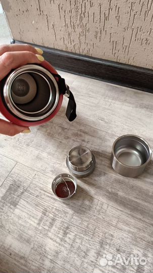 Термос из нержавеющей стали с фильтром 1 л и 1,5 л