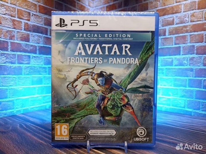 Диск с Avatar Frontiers of Pandora для PS5