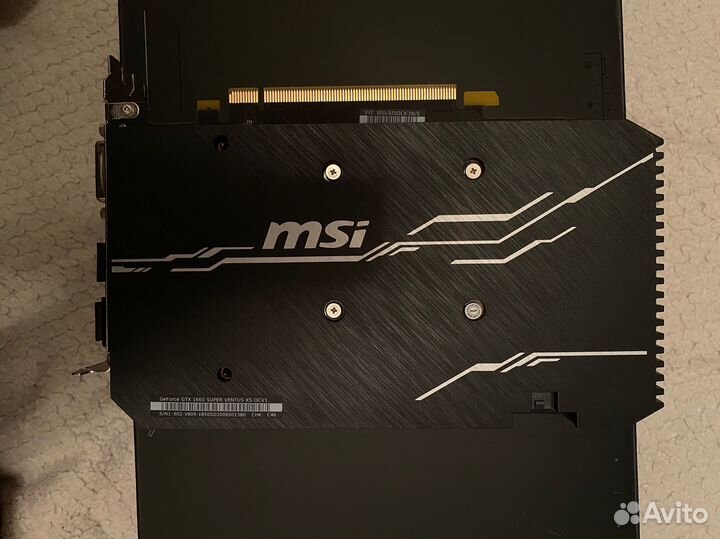 Видеокарта MSI Geforce GTX 1660 Super Ventus XS
