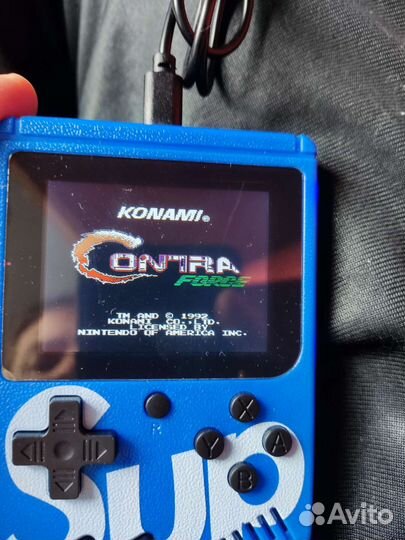 Игровая портативная приставка Sup 400 (dendy)