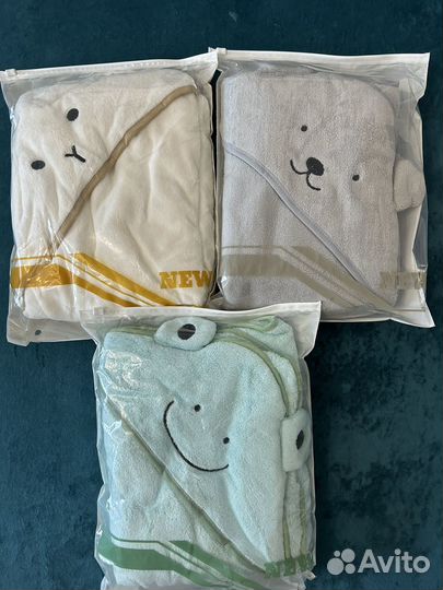 Полотенце детское с капюшоном