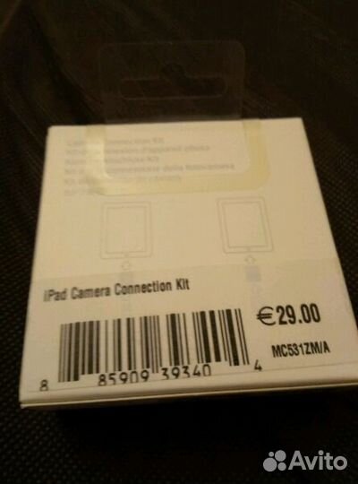 Переходники Apple iPad Camera Connection Kit MC531