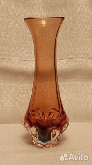 Ваза чешское стекло