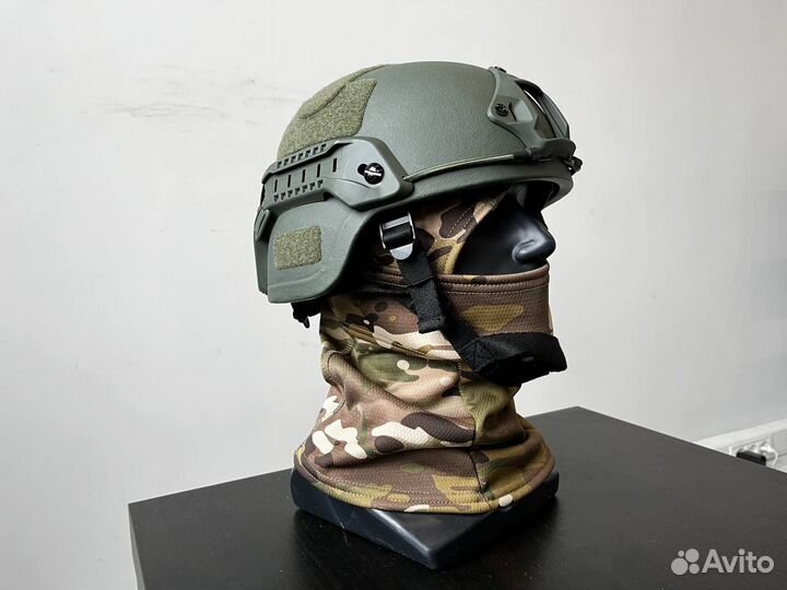 Тактический шлем mich бр1 с ушами