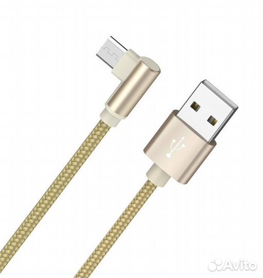 Кабель USB - Type-C золотой