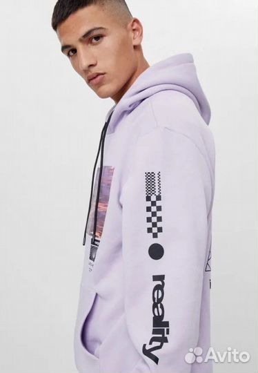 Худи мужское bershka