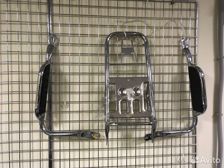 Багажник в сборе с боковыми подножками Альфа