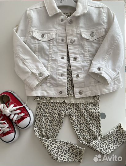 Вещи пакетом на девочку 86 92 zara hm baby go