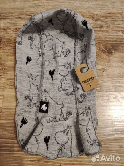 Новая шапка-шлем reima для малыша 0-3мес(36-38 см)