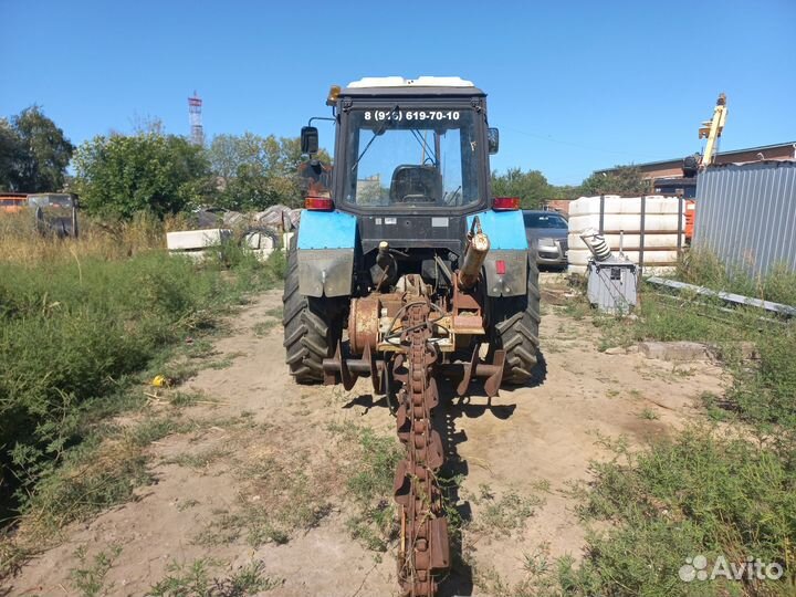 Траншейный экскаватор МТЗ (Беларус) ЭЦУ-150 ГР, 2012