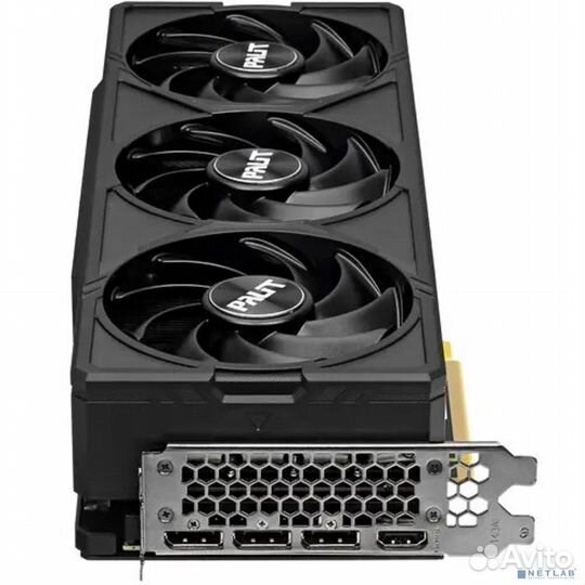 Видеокарта Palit PCI-E 4.0 PA-RTX4070 jetstream nvidia GeForce RTX 4070 12288Mb 192 gddr6X 1920/2100