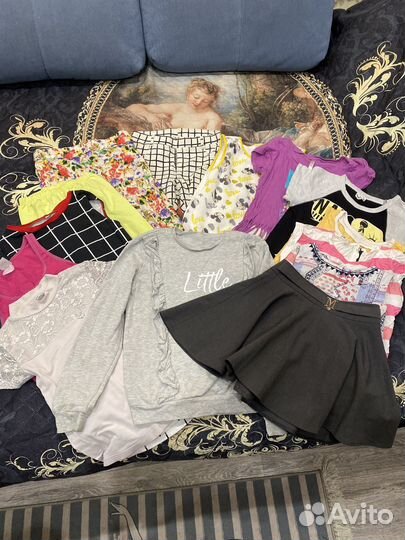 Вещи пакетом на девочку 7-9 лет