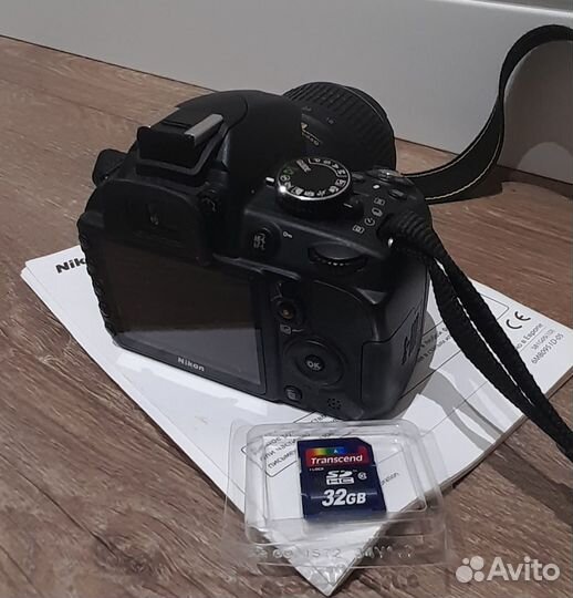 Зеркальный фотоаппарат nikon d3100