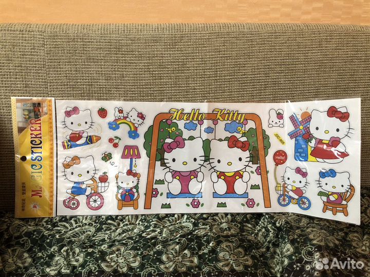 Наклейки hello kitty
