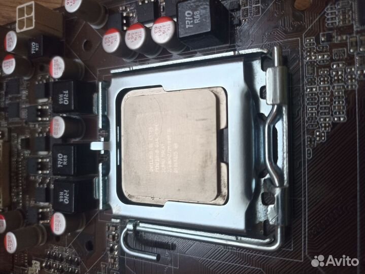 Материнская плата сокет 775 (+память, проц и hdd)