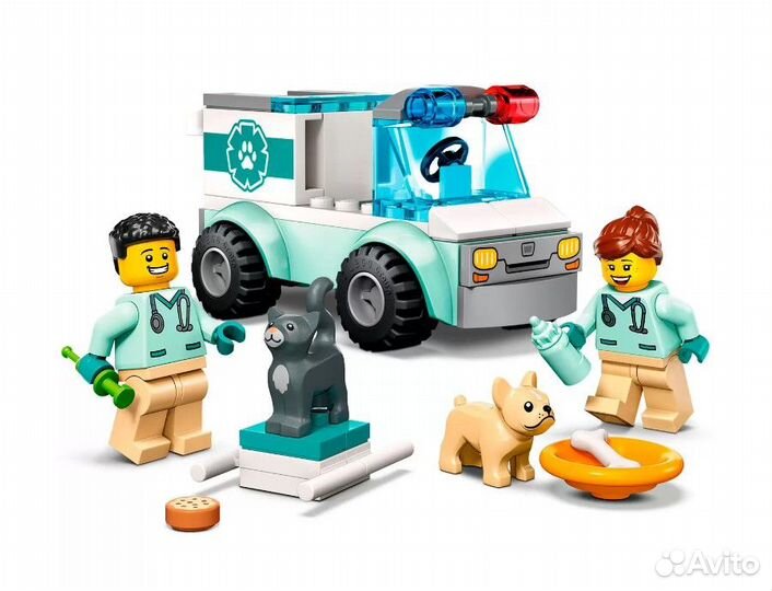 Конструктор lego City Ветеринарный фургон