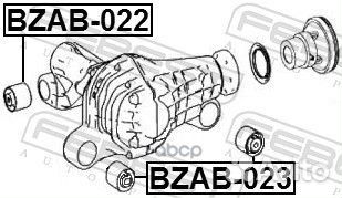 Сайлентблок подушки дифференциала mercedes benz