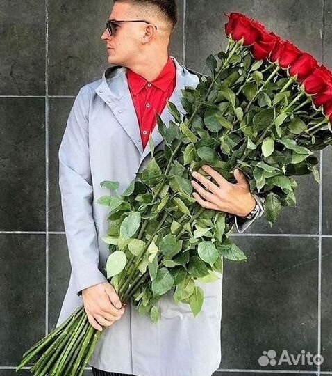 Высокие розы Гигантские розы Доставка цветов