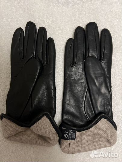 Перчатки женские кожаные зимние новые