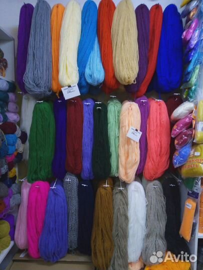 Пряжа в пасмах