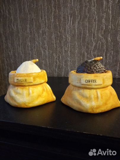 Набор банок для кофе и сахара
