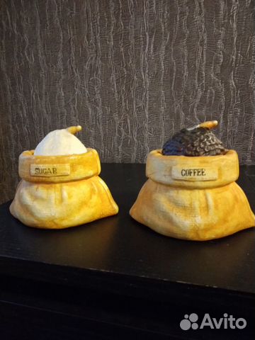 Набор банок для кофе и сахара