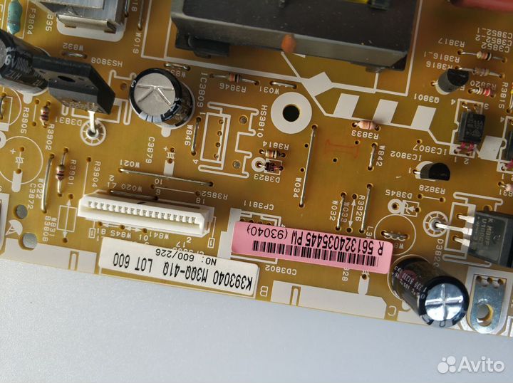 Плата блок питания cen932a на sharp LC-50LE440M